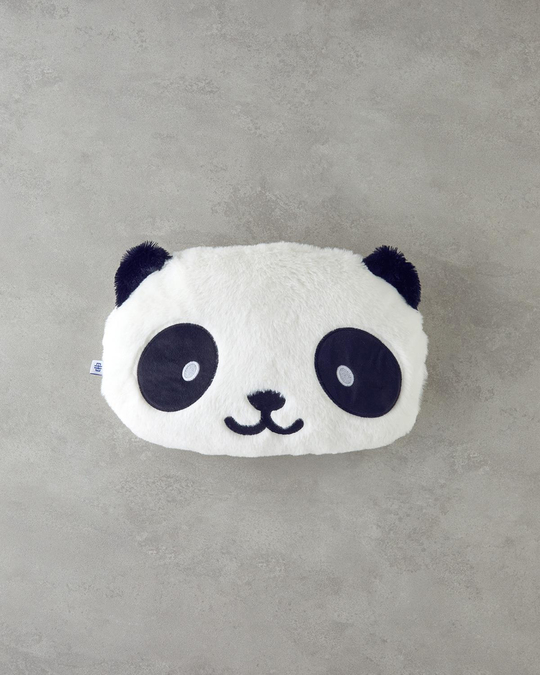 Sweet Panda Bebe Pelüş Dekoratif Kırlent 40x26 cm Beyaz