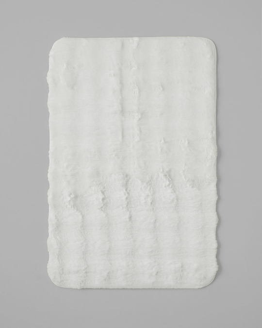 Terra Pelüş Halı 60x90 cm Beyaz
