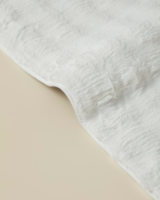 Terra Pelüş Halı 60x90 cm Beyaz