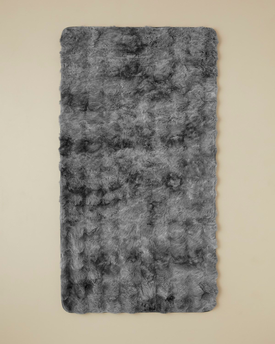 Terra Pelüş Halı 80x150 cm Gri