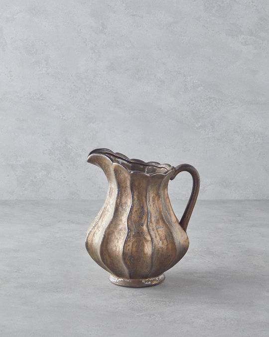 Toscana Seramik Vazo Bronz