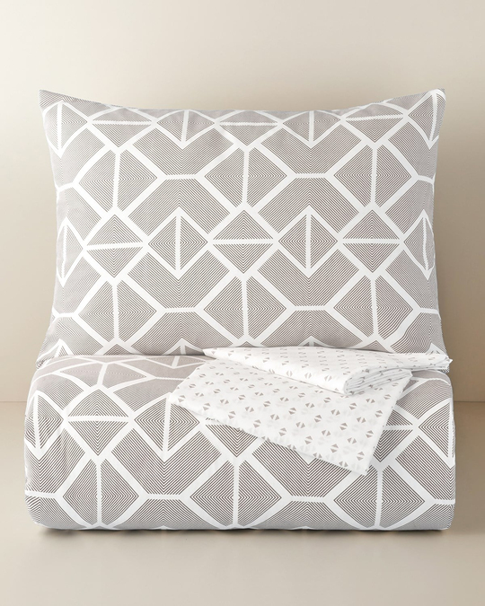 Triweave Kolay Ütülenir Çarşaflı Tek Kişilik Nevresim Takımı 160x220 cm Bej