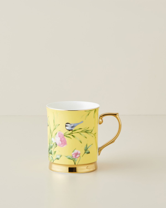 Vanilla New Bone China Kupa 400 ml Sarı