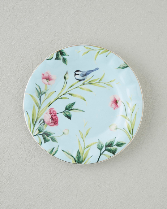 Vanilla New Bone China Pasta Tabağı 20 cm Açık Mavi