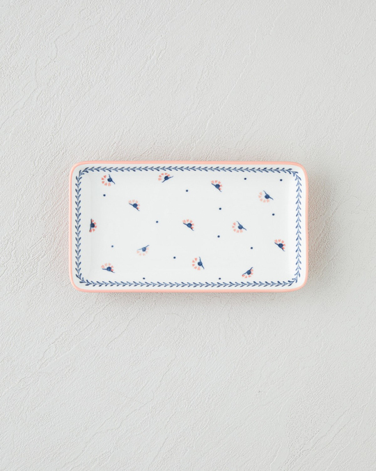 Verlina New Bone China Çerezlik 17x10 cm Mavi