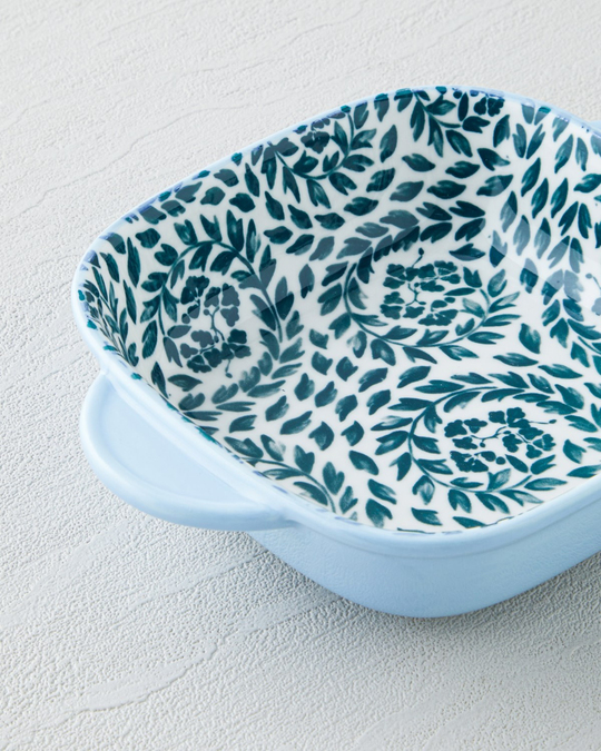 Verlune New Bone China Çerezlik 18x18 cm Yeşil