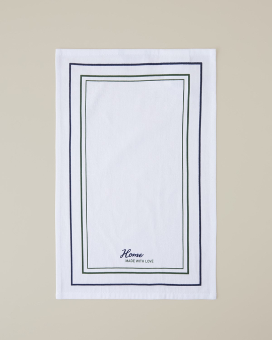 With Love Pamuklu Kurulama Bezi 30x50 cm Lacivert – Yeşil