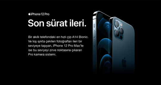 Yenilenmiş iPhone 12 Pro 128 GB Pacific Blue A Kalite (12 Ay