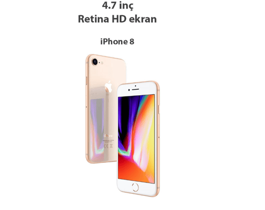 Yenilenmiş iPhone 8 64 GB Rose Gold A Kalite (12 Ay Garantili)