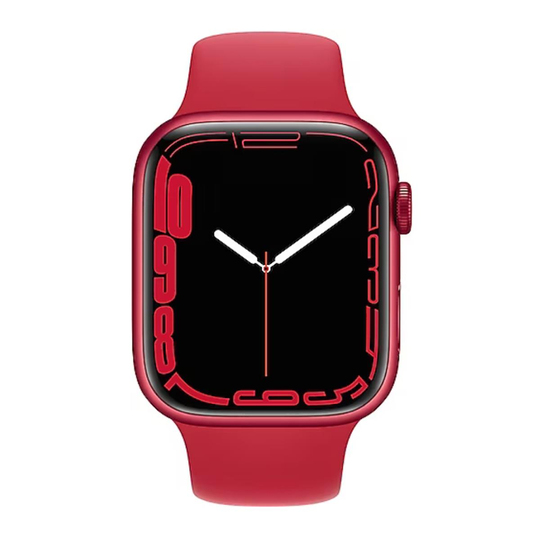 Apple Watch Nike Series 7 45MM Red Aluminium GPS+Cellular Teşhir (12 Ay Garantili)