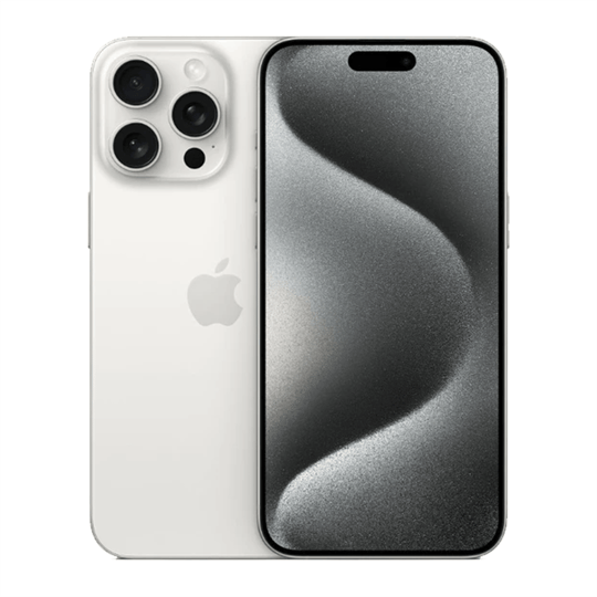 Yenilenmiş iPhone 15 Pro Max 256GB White Titanium  A Kalite (12 Ay Garantili)