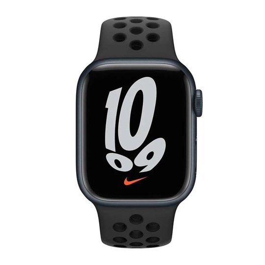 Apple Watch Nike Series 7 45MM Midnight Aluminium GPS+Cellular Teşhir (12 Ay Garantili)