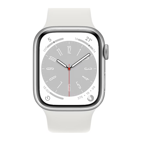 Yenilenmiş Apple Watch Series 8 41MM Aluminum Case Silver B Kalite (12 Ay Garantili)
