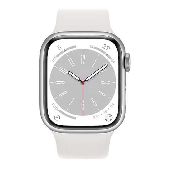 Yenilenmiş Apple Watch Series 8 41MM Aluminum Case Silver C Kalite (12 Ay Garantili)