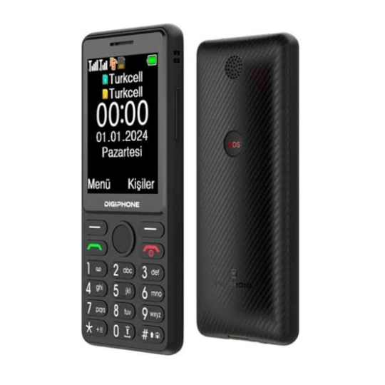Dıgıphone S600 Black Tuşlu Telefon (Sıfır)