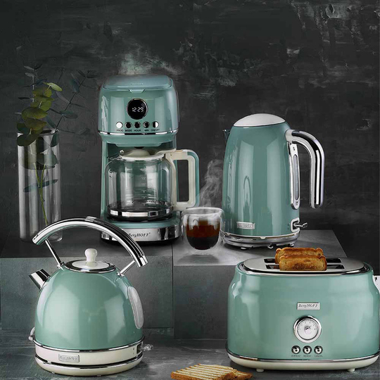 Berghoff Gem Retro Mint Yeşil Dört Dilim Ekmek Kızartma Makinesi