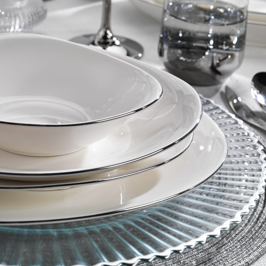Schafer Dina Yemek Takımı 56 Parça-Platin