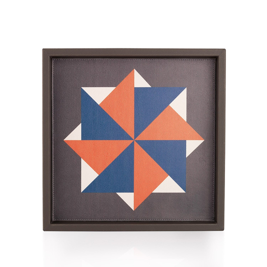 Schafer Home Fame Baskılı Tepsi 35x35 Cm 1 Parça-Kırmızı/Mavi