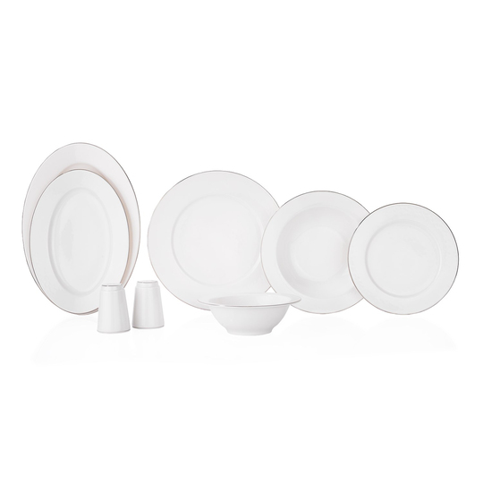 Schafer Lona Yemek Takımı 55 Parça-Platin