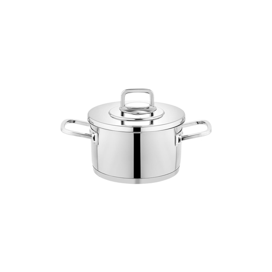 Schafer New Prime Çelik Tencere Seti  8 Parça-Inox