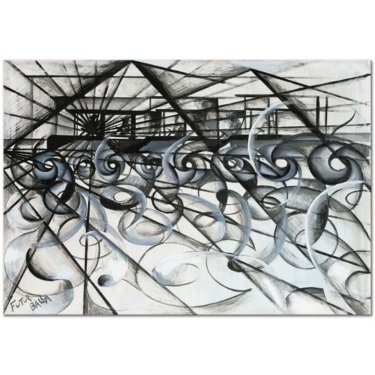 Giacomo Balla Eserleri Kanvas Tablo Koleksiyonu | CANVASTAR ®