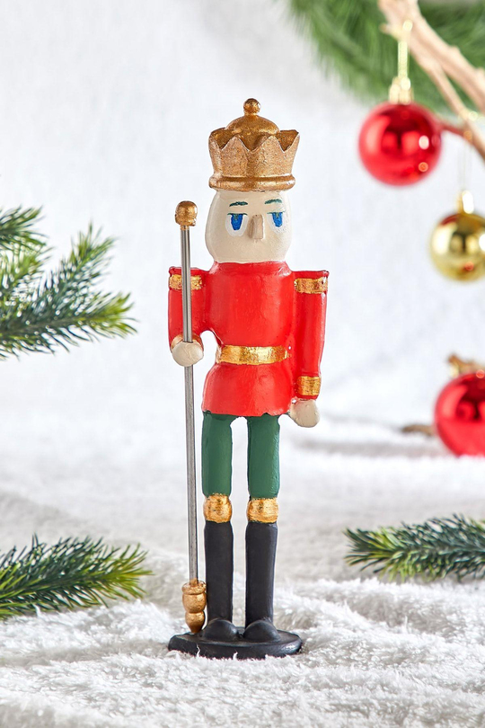 26cm Yılbaşı Dekoratif Kurşun Asker Figürü