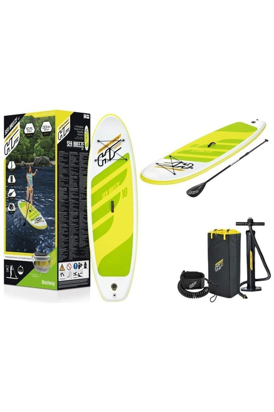 65340 Paddle Şişme Kano Sörf Tahtası-çantalı Set Kürek Ve Pompa Dahil 305x84x12 Cm