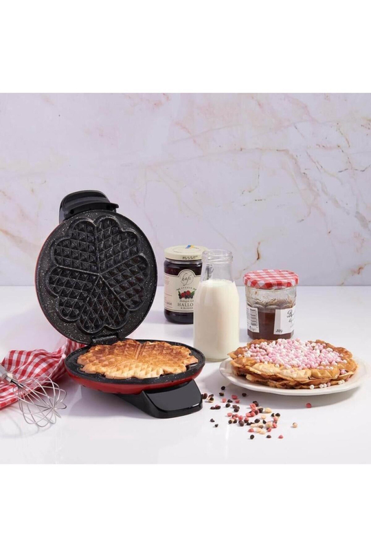 A319-04 Mia Waffle Makinesi Kırmızı