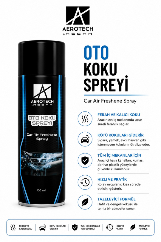 AEROTECH OTO KOKU SPREYİ 150 ML