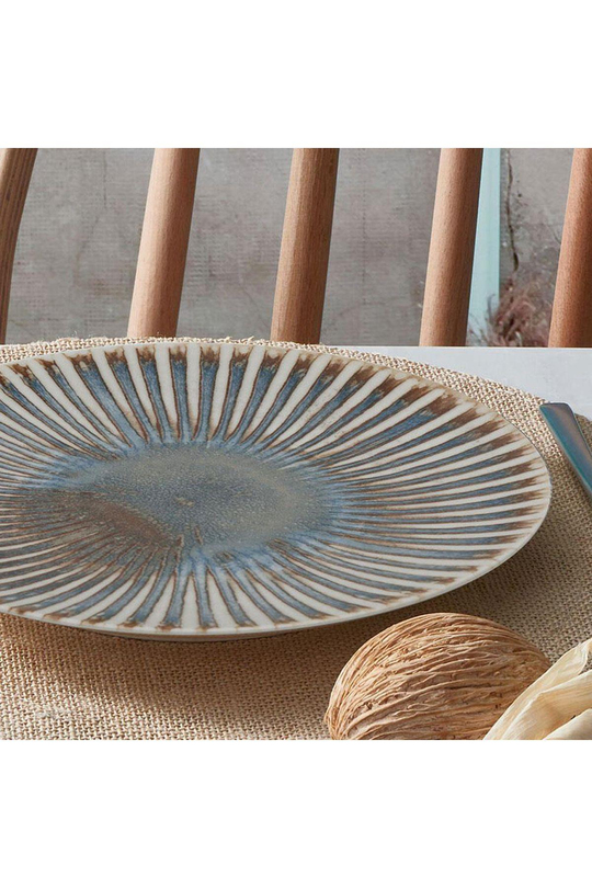 Atina Reaktif 14463 DG 24 Parça 6 Kişilik Porselen Yemek Takımı