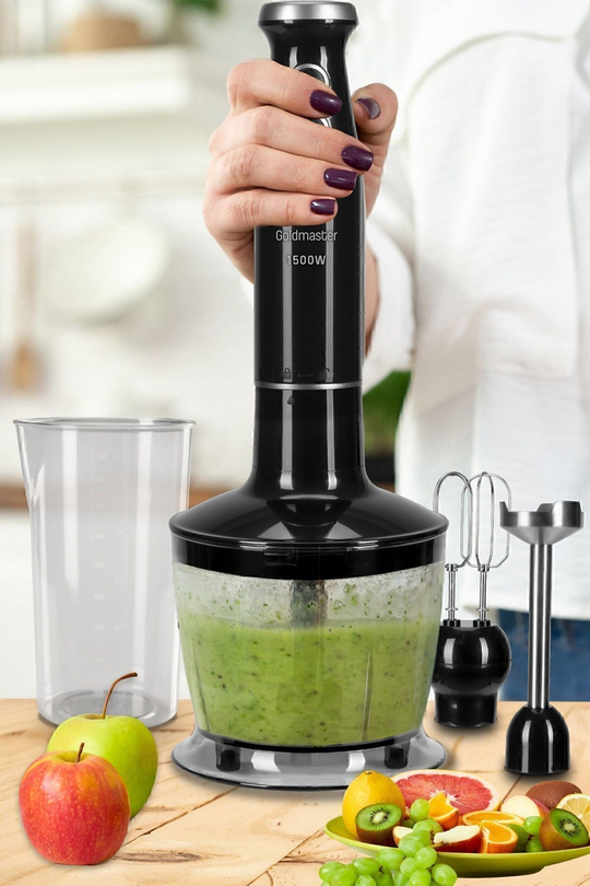 Bestblend 1500 Watt 4 Bıçaklı Paslanmaz 3 In 1 Blender Seti