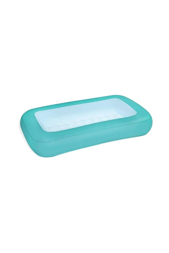 Bestway 165x104x25CM Şişme Tabanlı Çocuk Havuzu 51115 Yeşil