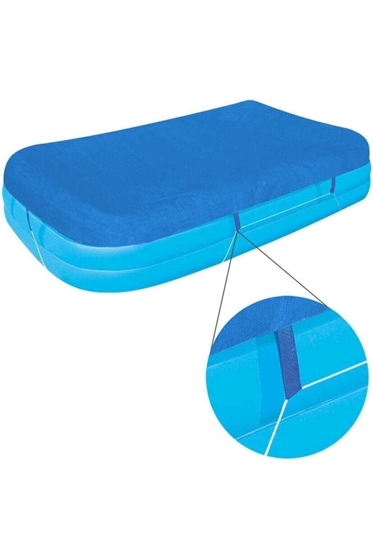 BESTWAY 58108 Havuz Üst Kapama Bezi 305 Cm X 183 Cm Dikdörtgen Havuz Örtüsü