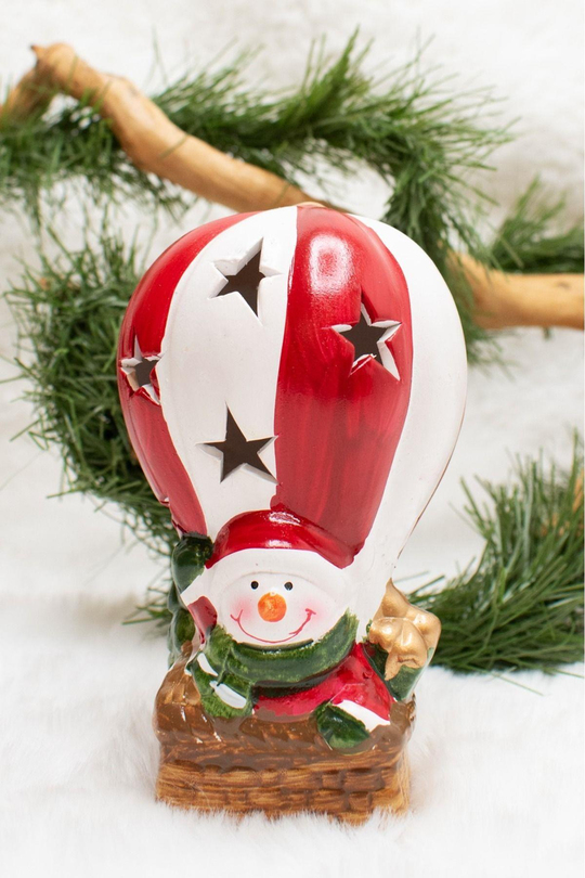 Dekoratif Mumluk Balon Süs Yılbaşı Süsü 14 Cm