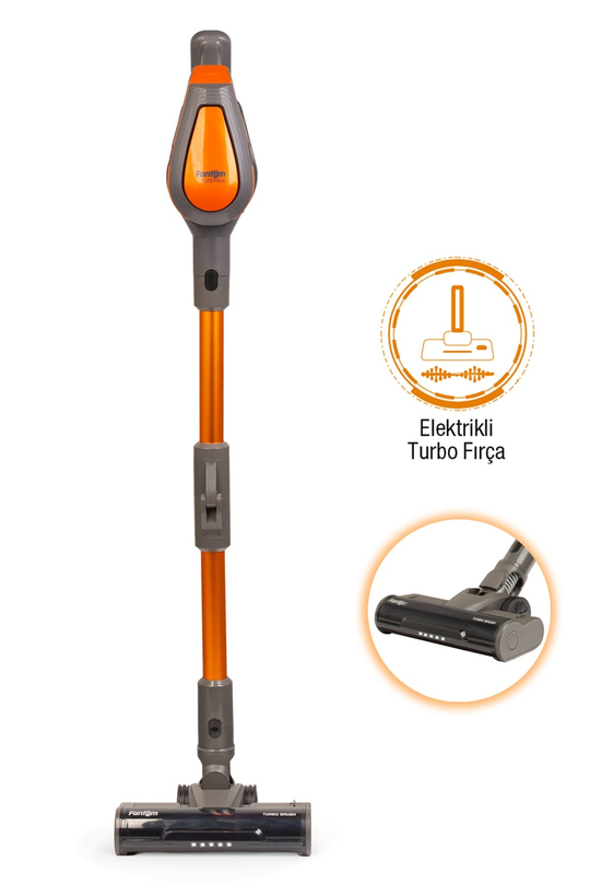 Fantom P6100 Plus Elektrikli Dikey Süpürge Gri