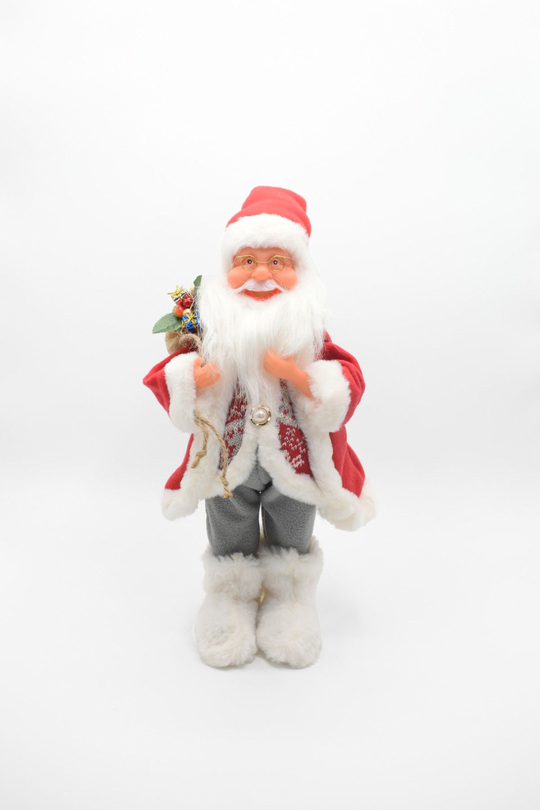 Lüx 55 Cm Noel Baba Santa Claus Yılbaşı Süsü 55*17 Cm