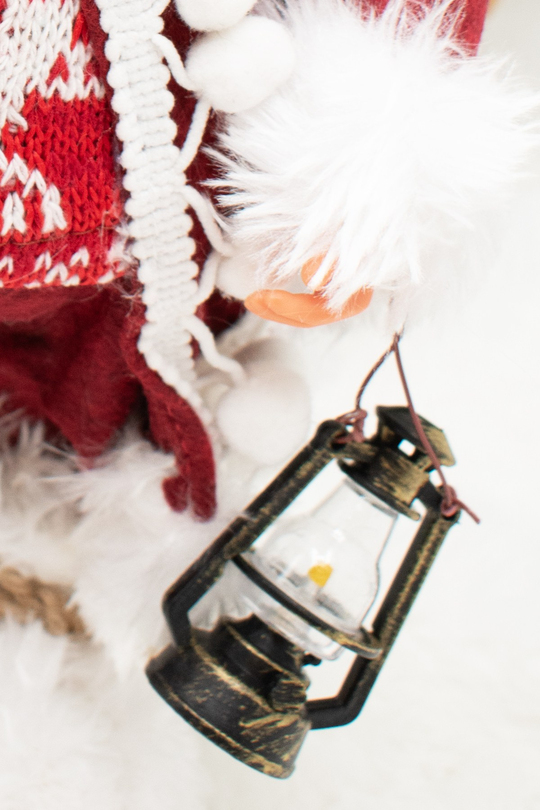 Luxury Full Noel Baba Santa Claus Yılbaşı Süsü 32cm