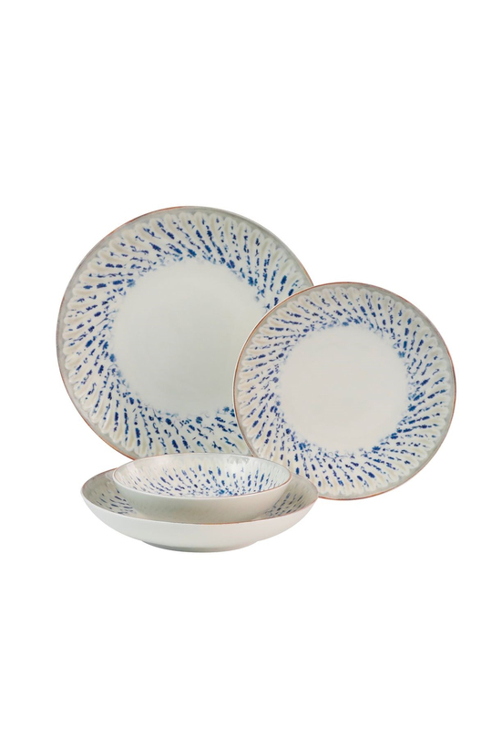 Marine Premium Özel Seri 24 Parça 6 Kişilik Porselen Yemek Takımı ( Desen Atmama Garantili )