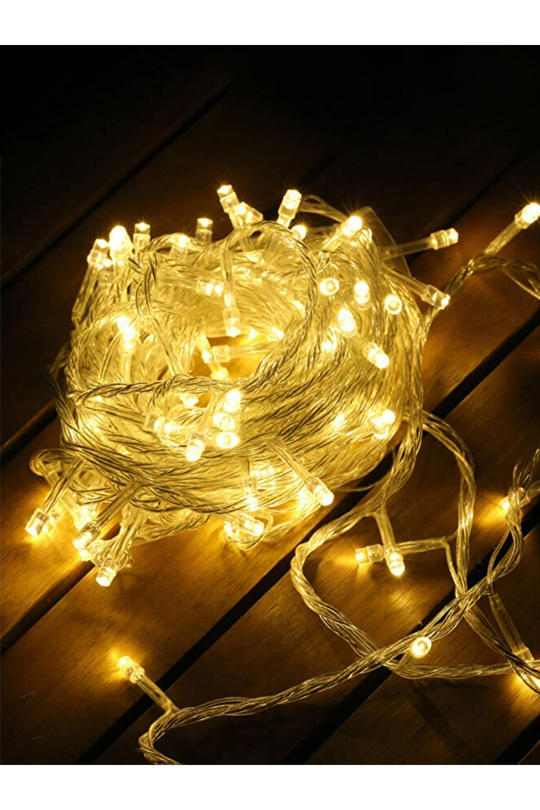 nslm 50Lik Sarı Adaptörlü Rgb Led Işık 3,5 Metre Star Collections 1037065
