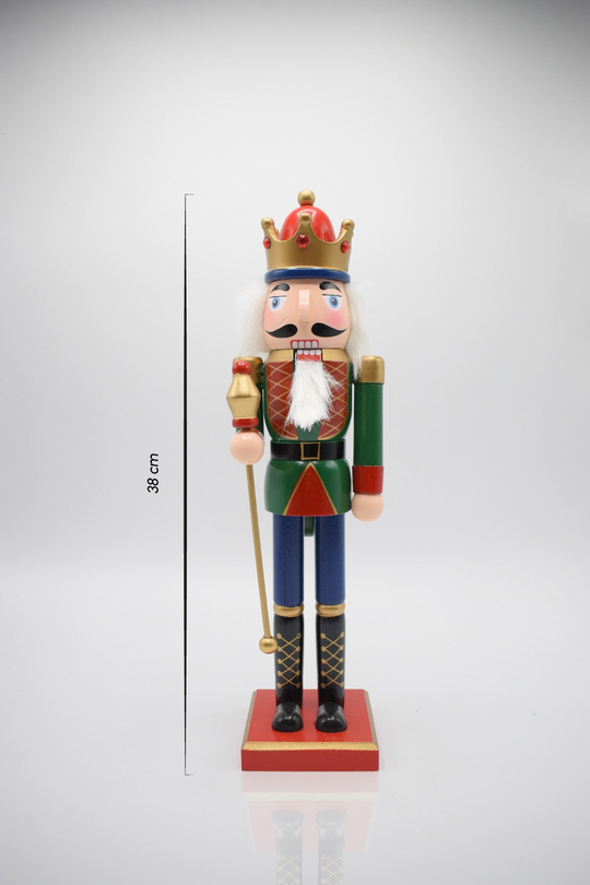 Premium Collection 38 cm Dekoratif Kurşun Asker Yılbaşı Süs 1 Adet