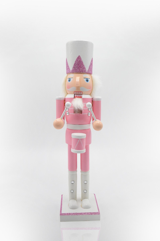 Premium Collection 38 cm Pink Series Dekoratif Kurşun Asker Yılbaşı Süs
