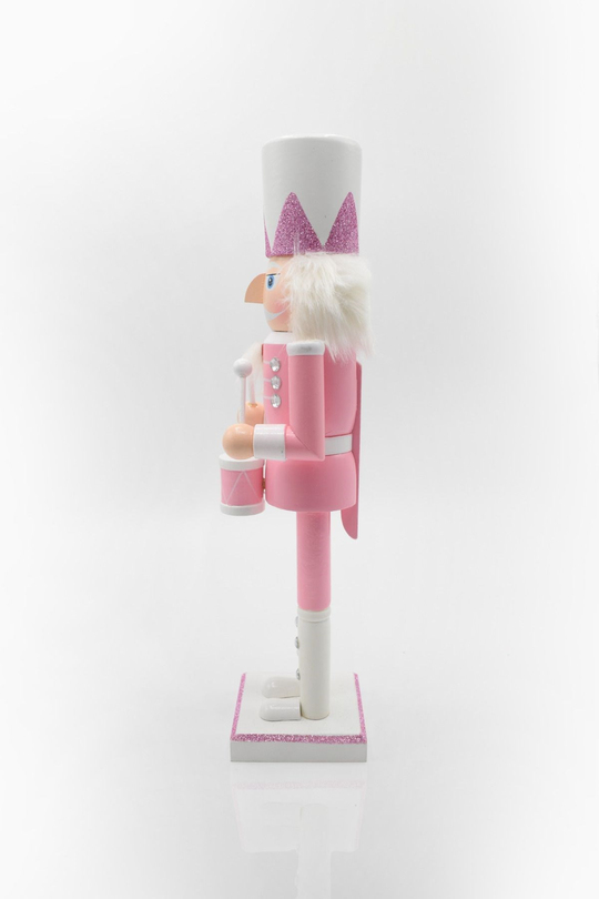 Premium Collection 38 cm Pink Series Dekoratif Kurşun Asker Yılbaşı Süs