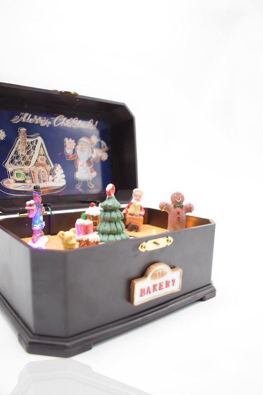 Premium Collection Dekoratif Müzik Kutusu Yılbaşı Temalı