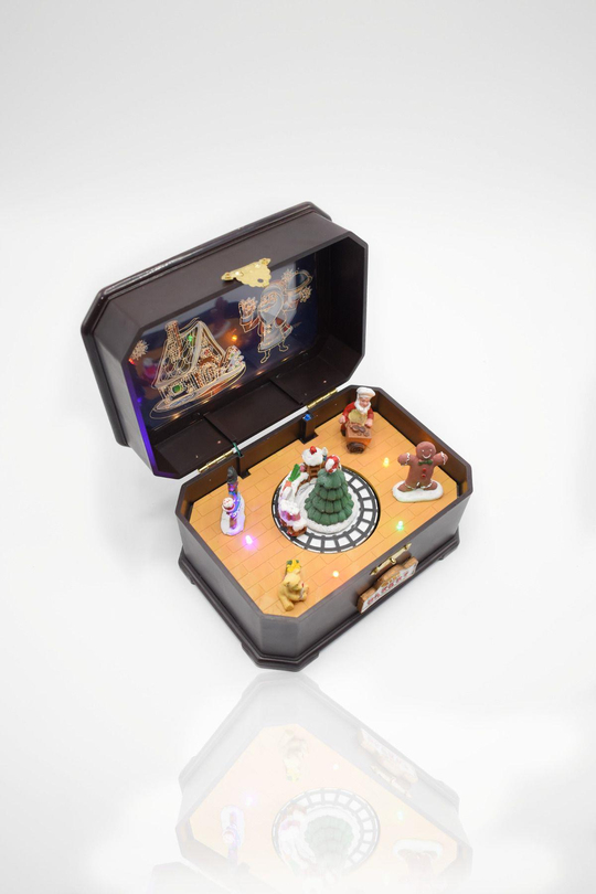 Premium Collection Dekoratif Müzik Kutusu Yılbaşı Temalı