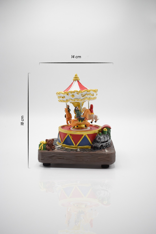 Premium Collection Yılbaşı Süsü Atlıkarınca 3
