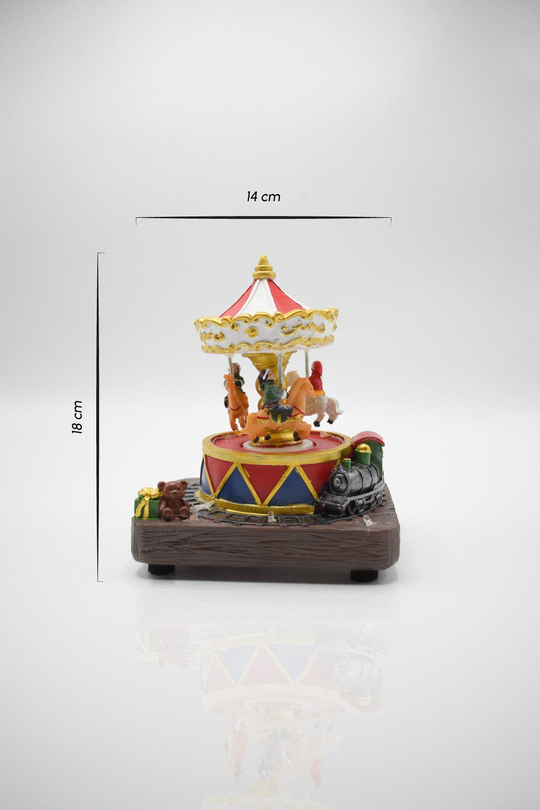 Premium Collection Yılbaşı Süsü Atlıkarınca 3