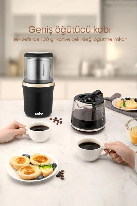 Sinbo Kahve Ve Baharat Öğütücü Gold Scm-2982