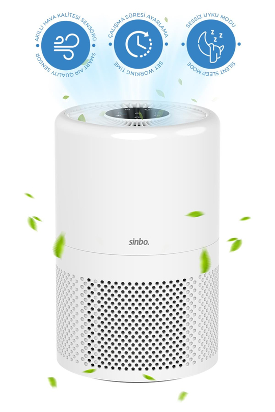 Sinbo SAP-5507 Hava Temizleme Cihazı Beyaz