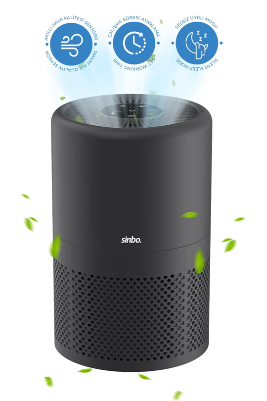 Sinbo SAP-5507 Hava Temizleme Cihazı Siyah