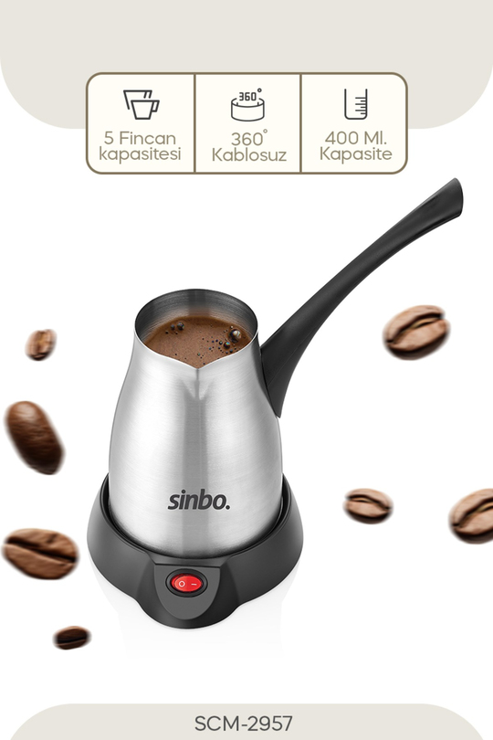 Sinbo Scm-2957 Inox Elektrikli Cezve